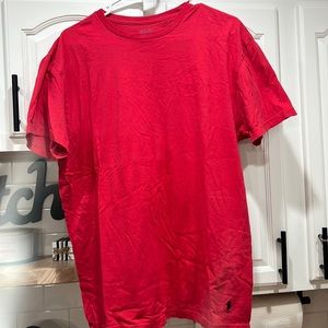 Men’s red Polo Ralph Lauren classic fit tee - Size: L